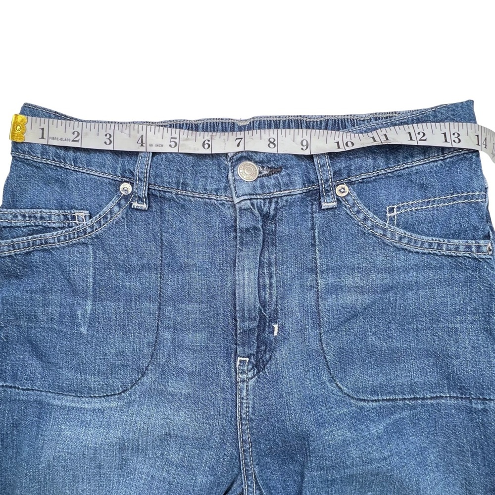 ❌SOLD❌ Free People Chloe Baby Barrel Jeans High Waist Straight Leg Blue Small S - Picture 11 of 17